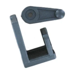 MARINE EAST Square Tube Gate Latch 1-1/8" Black
