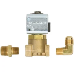 TRIDENT MARINE 12V Low-Pressure Brass 1/4" Solenoid Valve