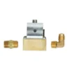 TRIDENT MARINE 24V Low-Pressure Brass Solenoid Valve, 1/4"