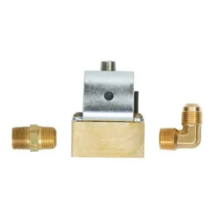TRIDENT MARINE 24V Low-Pressure Brass Solenoid Valve, 1/4"