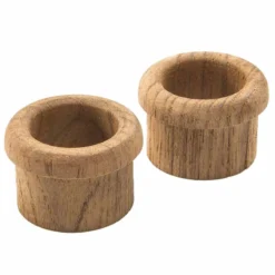 WHITECAP Teak Finger Pull, 1" Barrel Length