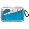 PELICAN PRODUCTS 1050 Micro Case, Clear With Blue Lining