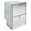 ISOTHERM Drawer 160 Light Refrigerator/Freezer, AC/DC, 5.5 Cu. Ft., Stainless Steel, 4-Sided Flush Mount Flange