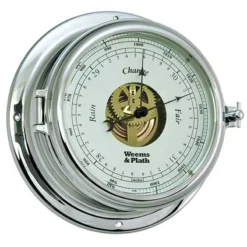 WEEMS & PLATH Endurance II 135 Open Dial Barometer, Chrome
