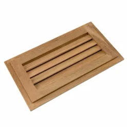 WHITECAP Teak Louvered Insert, 11 3/16" x 6 3/8" x 3/4" -Boat Cabin And Galley Store 17289646 3 1500.07122018093034