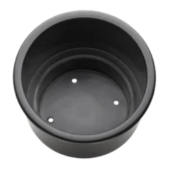 WHITECAP Large Nylon Recessed Cup Holder, Black