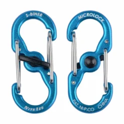 NITE IZE S-Biner® TagLock™ Aluminum,- 2-Pack