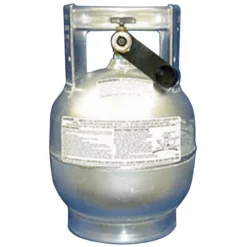 WORTHINGTON Aluminum LPG Cylinder, 10 lb. (2.4 gal) Vertical Orientation