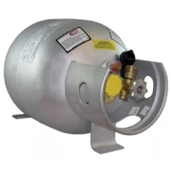 WORTHINGTON Aluminum LPG Cylinder, 20 lb. (5 gal) Horizontal Orientation