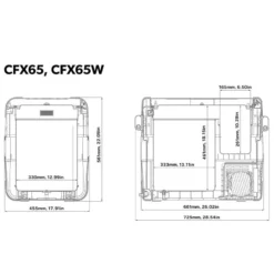 DOMETIC 60 Liter AC/DC Portable Refrigerator/Freezer -Boat Cabin And Galley Store 19747807 5 1500.15082019023140