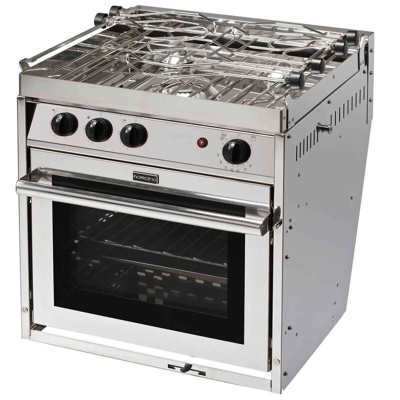 FORCE 10 Three-Burner Euro Sub-Compact Gimbaled Propane Range 1 FORCE 10 Three-Burner Euro Sub-Compact Gimbaled Propane Range