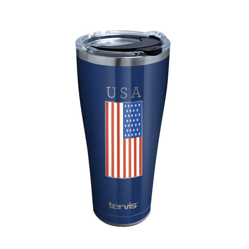 TERVIS 30 oz. USA Flag Tumbler with Lid 1 TERVIS 30 oz. USA Flag Tumbler with Lid