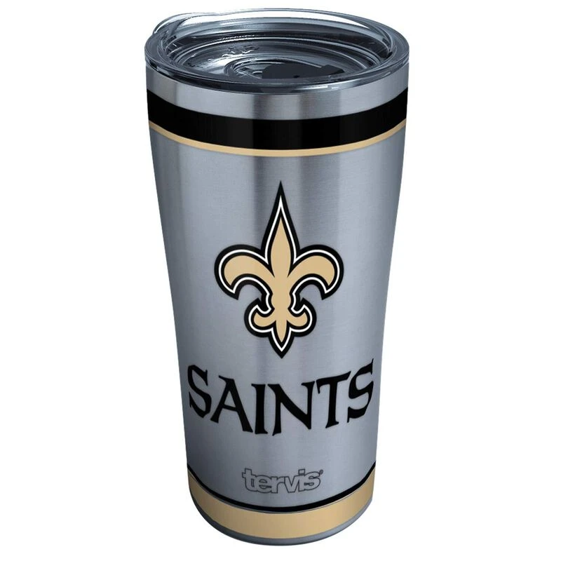 TERVIS 20 oz. New Orleans Saints Traditional Tumbler with Lid 1 TERVIS 20 oz. New Orleans Saints Traditional Tumbler with Lid