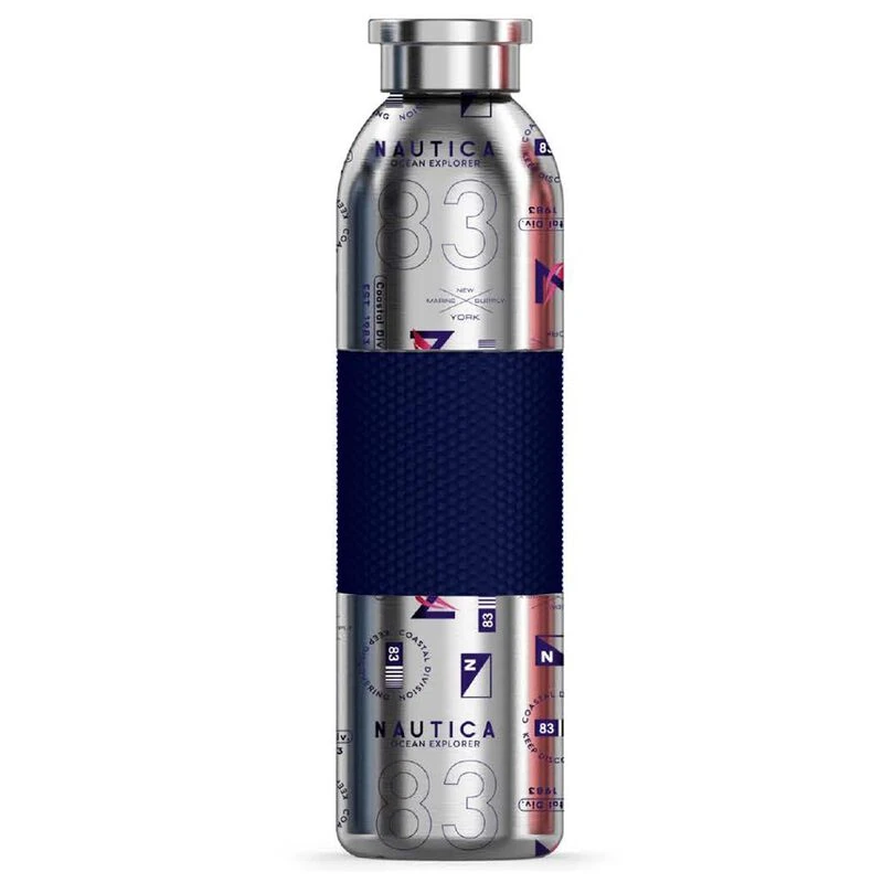 NAUTICA 20 oz. Helm Stainless Steel Water Bottle 1 NAUTICA 20 oz. Helm Stainless Steel Water Bottle