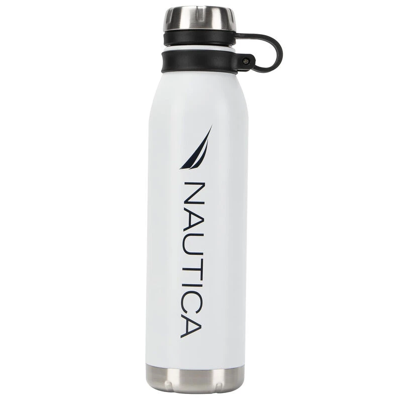 NAUTICA 25 oz. Reef Knot Stainless Steel Water Bottle 1 NAUTICA 25 oz. Reef Knot Stainless Steel Water Bottle