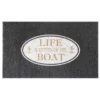 CON-TACT BRAND 18" x 30" PVC Spray Print Boarding Mat, Life is Better on the Boat