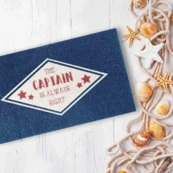 CON-TACT BRAND 18" x 30" PVC Spray Print Boarding Mat, The Captain is Always Right -Boat Cabin And Galley Store 20437661 3 1500.08122021093057