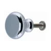 PERKO Drawer Knob - Chrome 1 1/8"