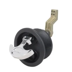 PERKO Surface Mount Lock & Latch, Cam Bar 1-1/4 to 1-7/8, Black