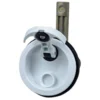 PERKO Surface Mount Flush Latch - Extra Long Offset Cam - White